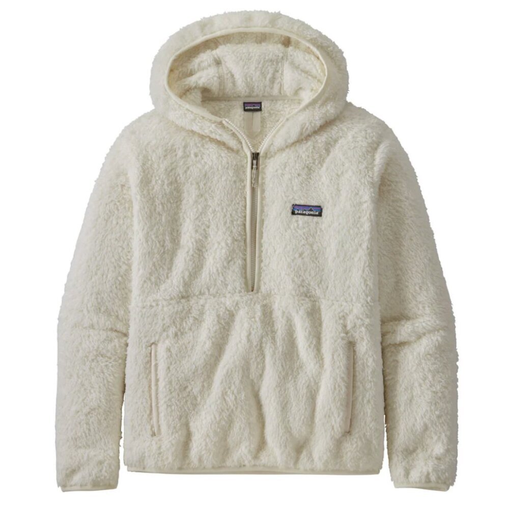 Patagonia Women’s Los Gatos Hooded Pullover Medium Birch White EUC